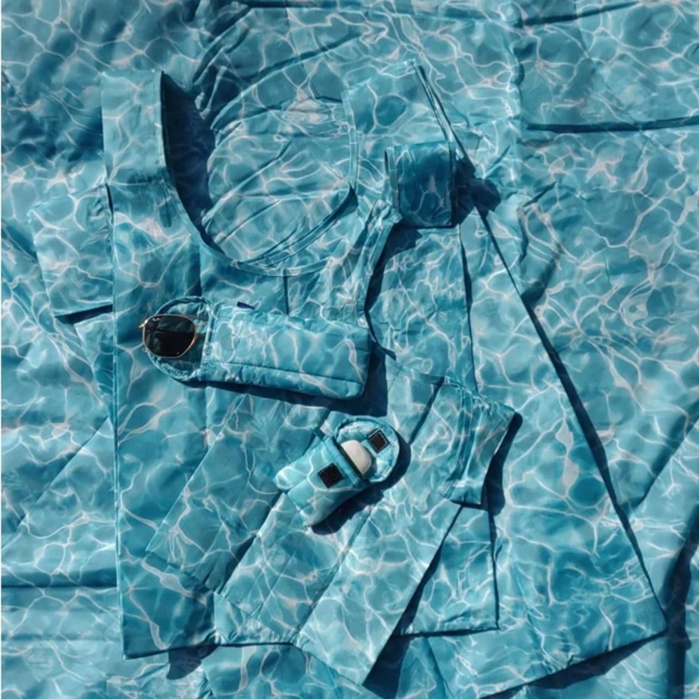 NWT Baggu Recycled Nylon Wallet in Pool RESERVED DO NOT PURCHASE